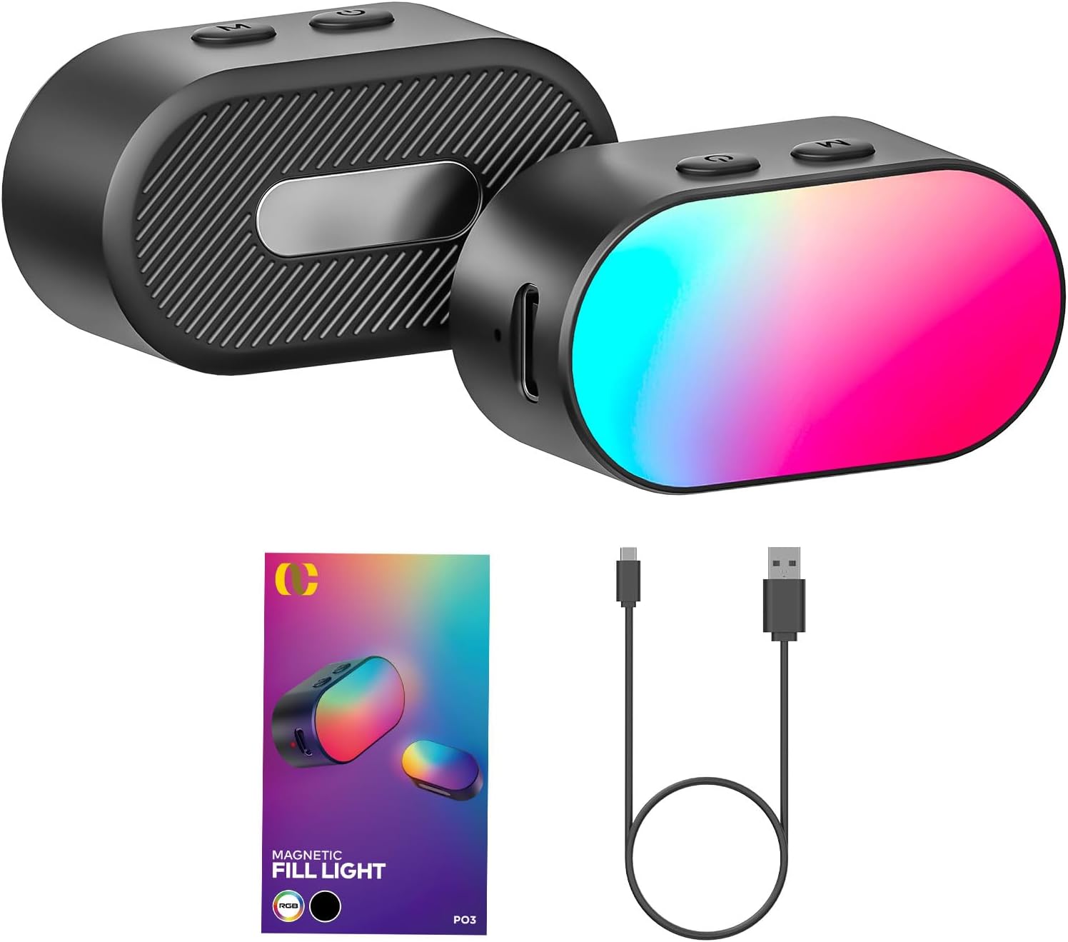 Photography Lighting Patterns - Aochuan mini rgb luz de preenchimento