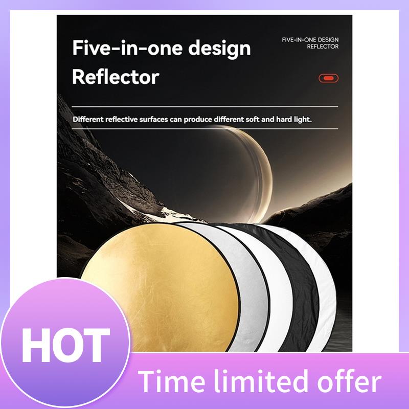 Photography Lighting Wireless - Refletores redondos dobráveis ABFN-5-In-1 para fotografia,
