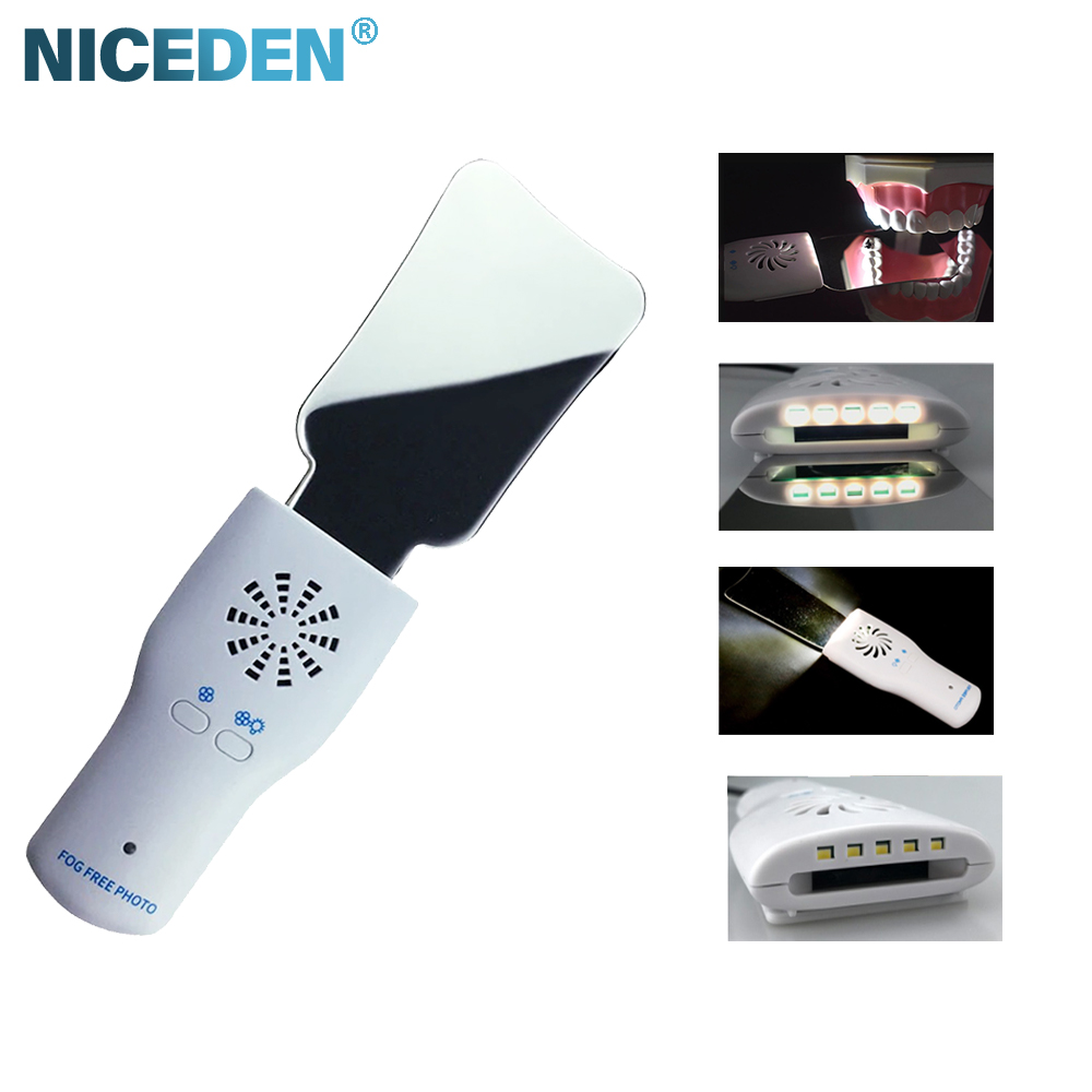 Photography Lighting Patterns - Conjunto de espelho dental antiembaçante, refletor