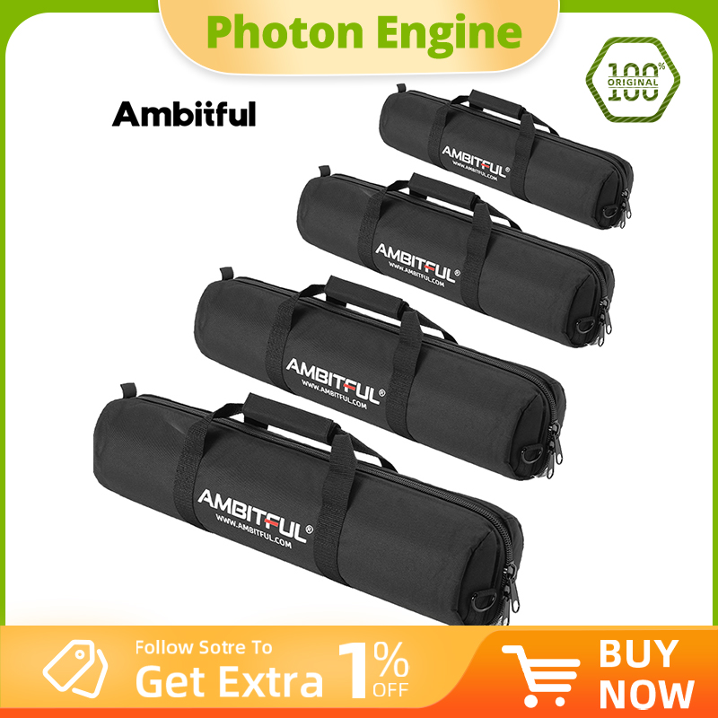 Photography Lighting Bag - 55/60/65/70/75/80/100/125cm acolchoado câmera monopé tripé saco