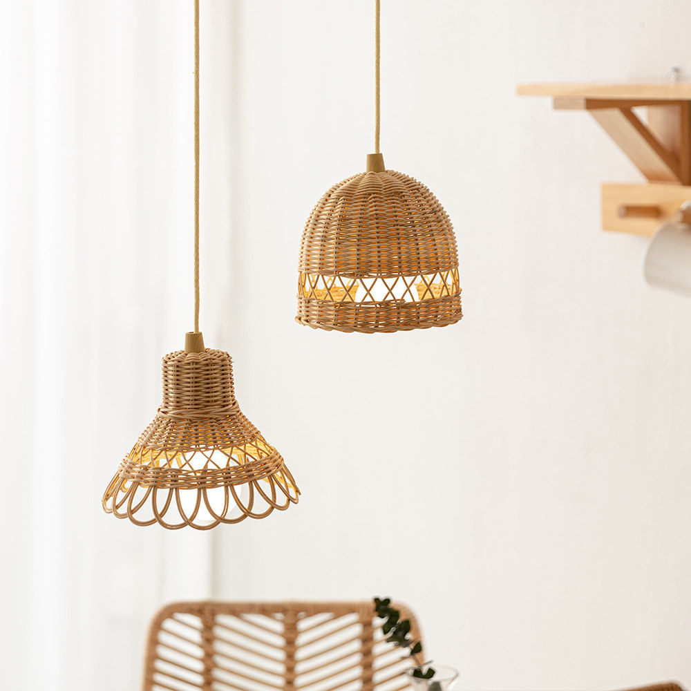 Photography Lighting Home - Rattan abajur artesanal acessórios de fotografia