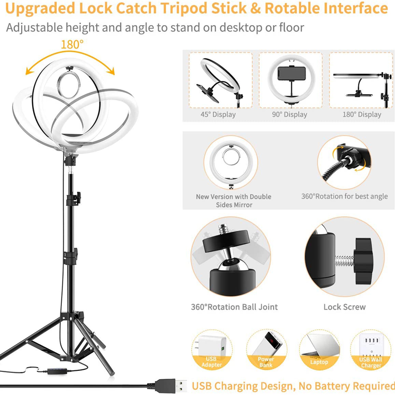 Luz de Anel LED para Selfie 16 - Photography Lighting Home avaliação e preço