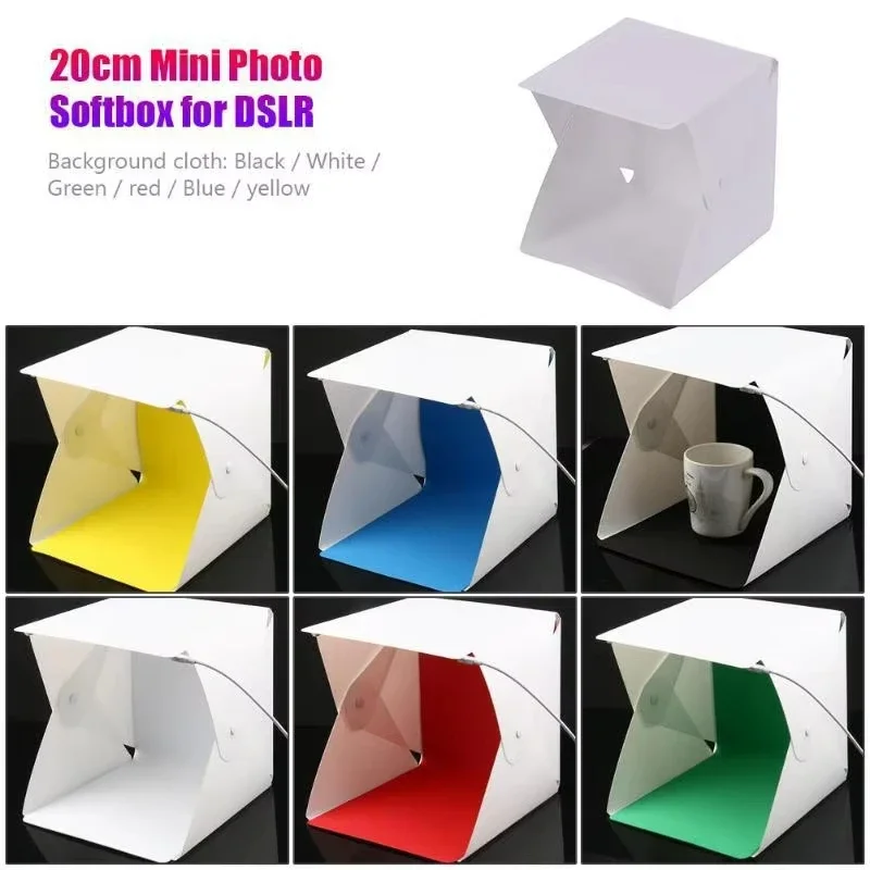 Novo mini cabine de foto dobrá - Softbox Portable Strip avaliação e preço