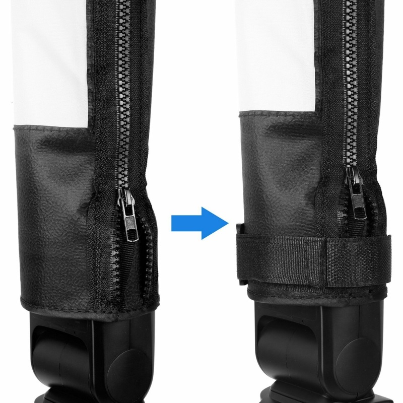 Selens-Portátil Hot Shoe Flash - Softbox Portable Strip avaliação e preço