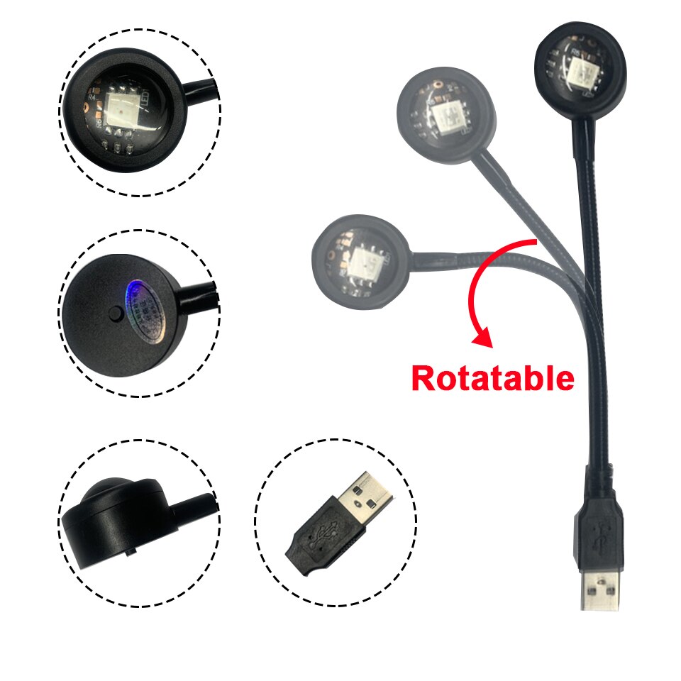 Led usb pôr do sol lâmpada pro - Photography Lighting Home avaliação e preço