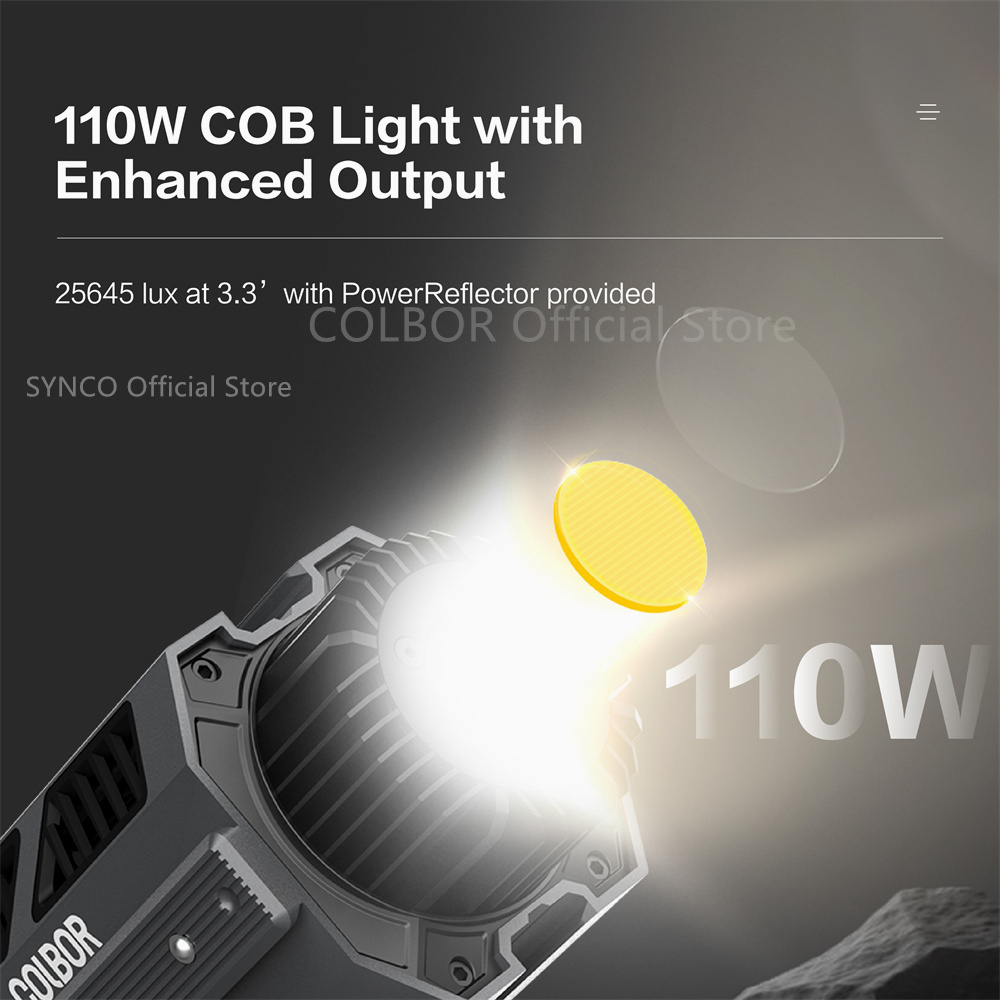 COLBOR-CL100X COB LED Light, V - Photography Lighting Wireless avaliação e preço