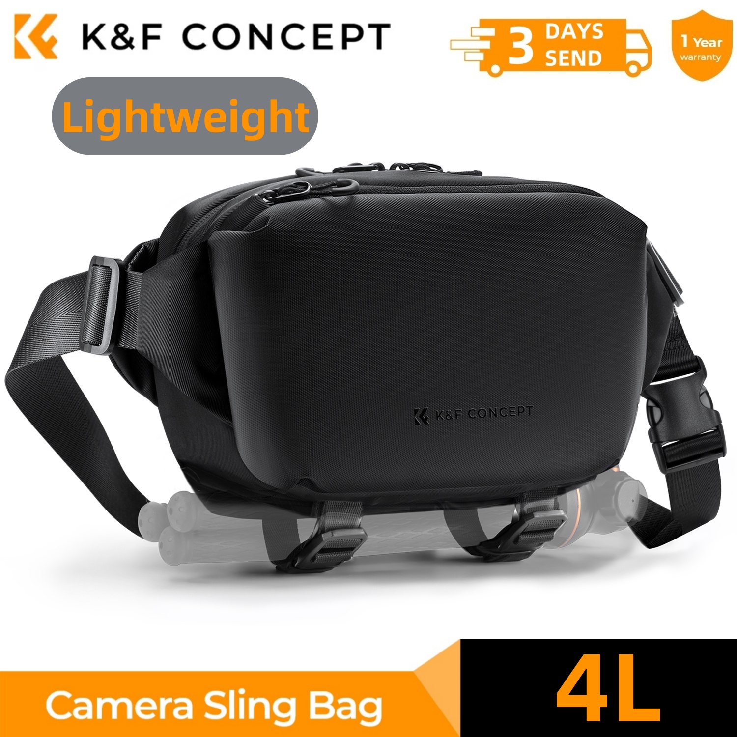 Bolsa de ombro para câmera K&F - Photography Lighting Bag avaliação e preço