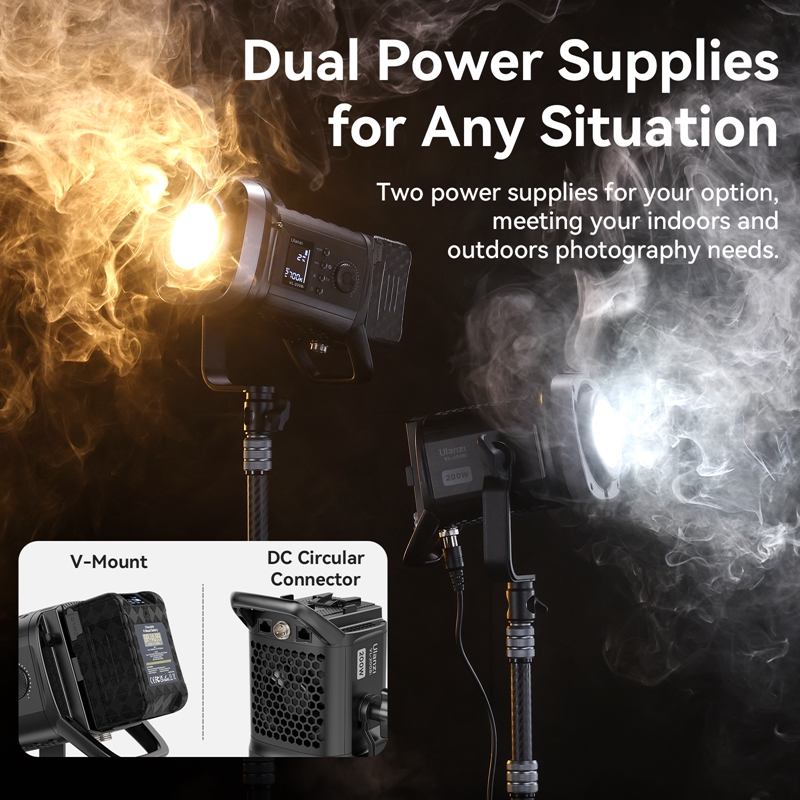 Ulanzi VL-200Bi 200W Luz de Ví - Photography Lighting Wireless avaliação e preço
