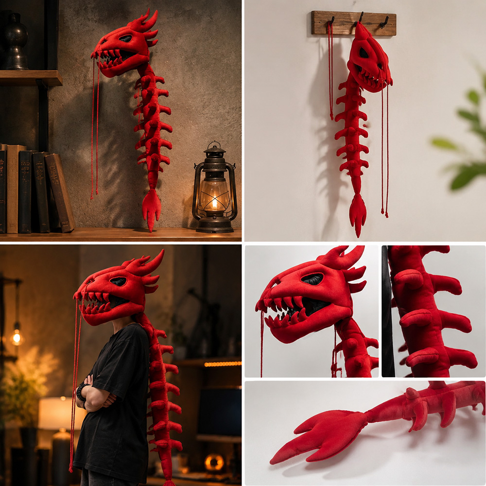 Máscara de Cabeça de Dinossaur - Photography Lighting Home avaliação e preço