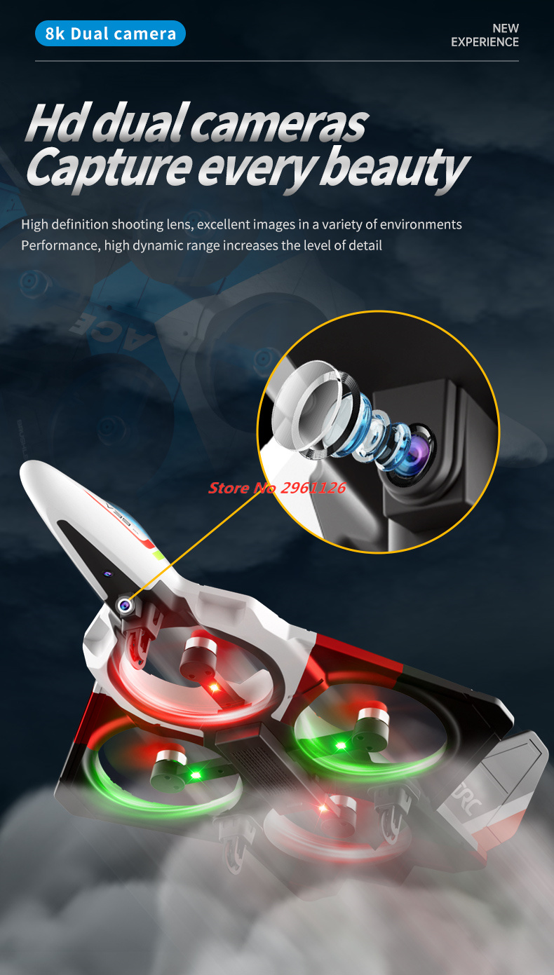 Mini Drone de Espuma 8K com Câ - Lighting In Photography For Beginners avaliação e preço